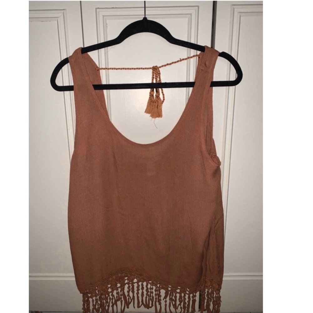 Crotchet Tie back Tank